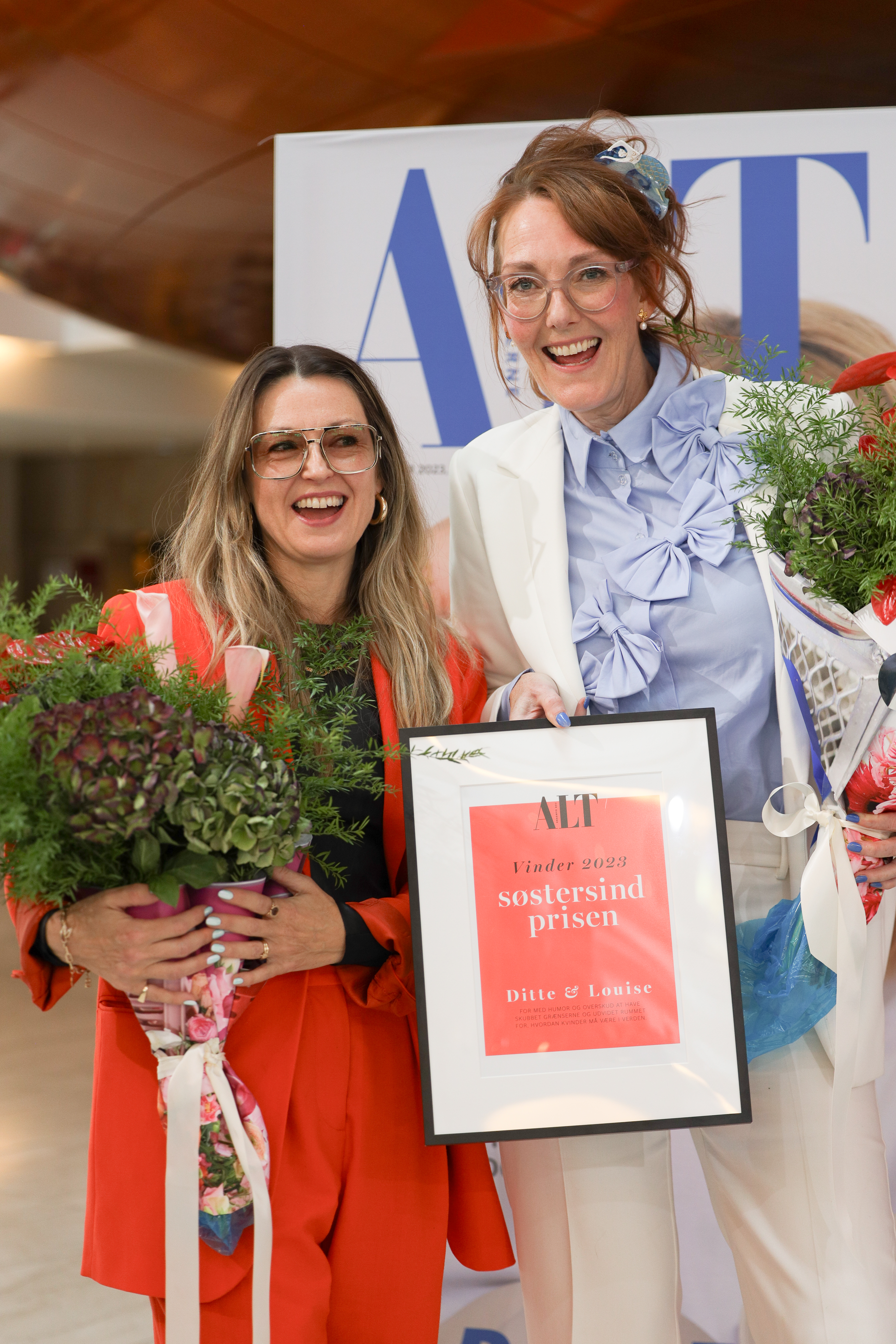 Ditte og Louise vinder af søstersindprisen 2023